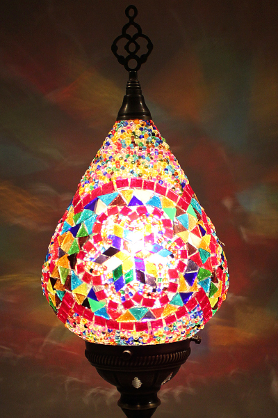 Awesome Turkish Drain Mosaic Table Lamp